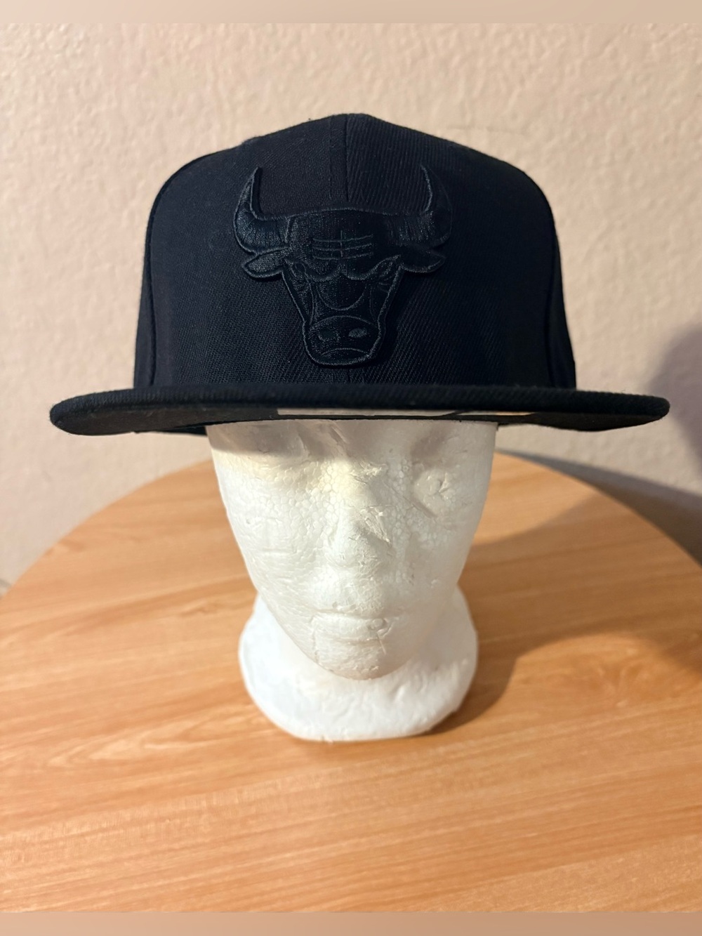 Ultra Game Chicago Bulls Black NBA Hat Snapback Hat Basketball Cap Flat Bill New